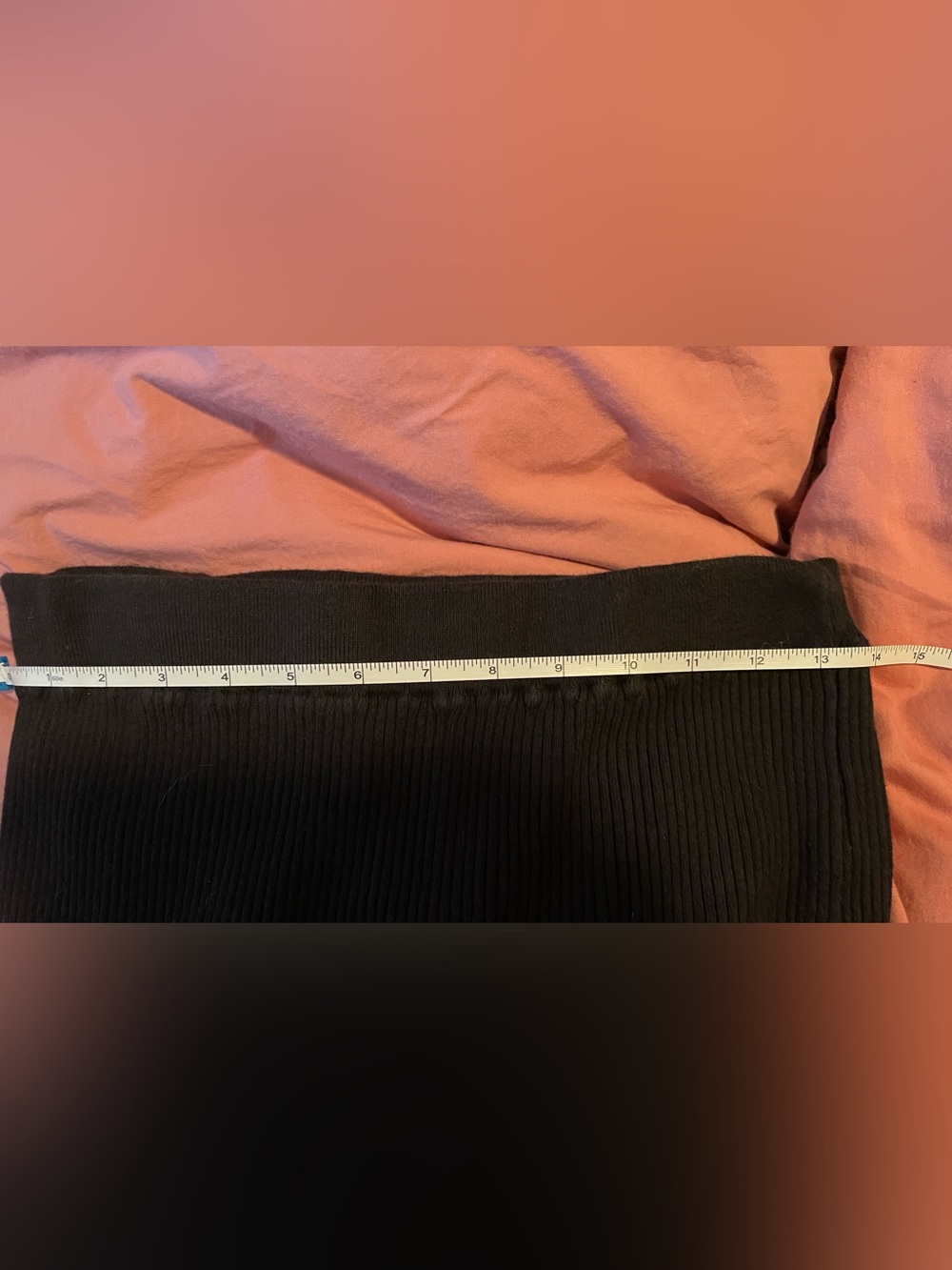 Cotton On Black Maxi knit ribbed Pencil Skirt with Side Slit Size Medium - Picture 5 of 5